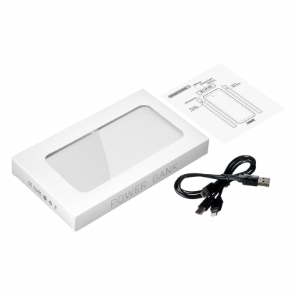 Внешний аккумулятор Elari Plus, soft touch, белый