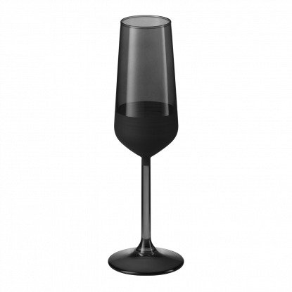 Подарочный набор 2 бокала для шампанского Black Edition в коробке, бокал