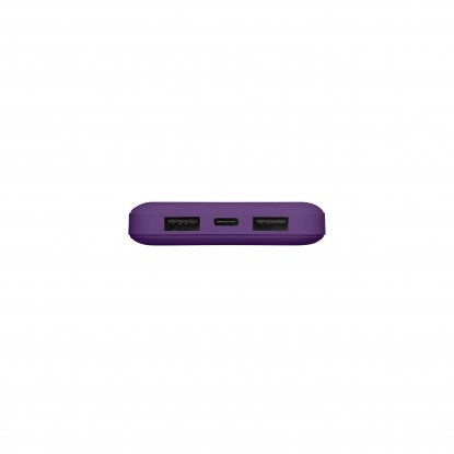 Внешний аккумулятор Elari Plus, soft touch, фиолетовый