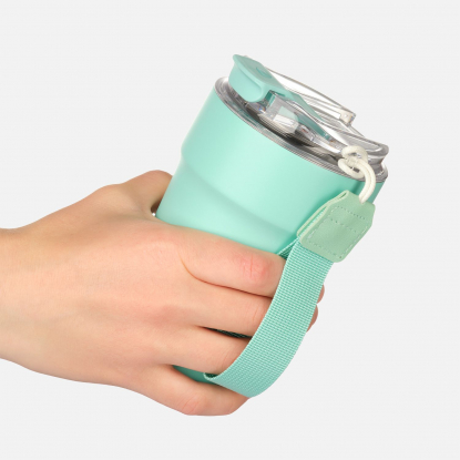 Термокружка вакуумная Monaco, бирюзовая