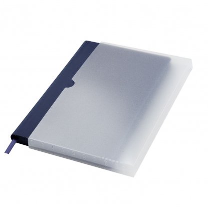 Ежедневник Latte soft touch, недатированный, синий