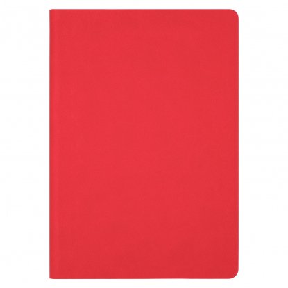 Ежедневник Latte soft touch, недатированный, красный