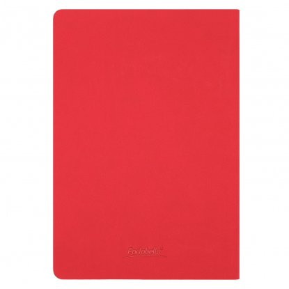 Ежедневник Latte soft touch, недатированный, красный