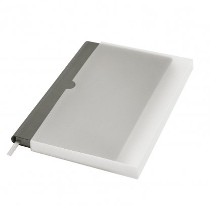 Ежедневник Latte soft touch, недатированный, серый