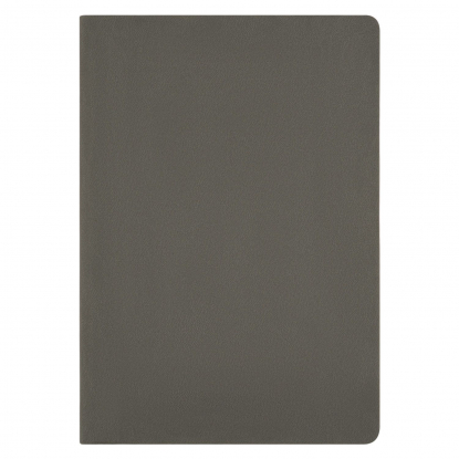 Ежедневник Latte soft touch, недатированный, серый