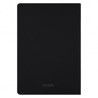 Ежедневник Latte soft touch, недатированный, черный