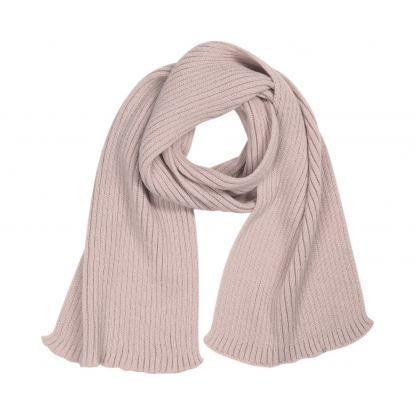 Шарф Forges вязаный, пыльно-розовый