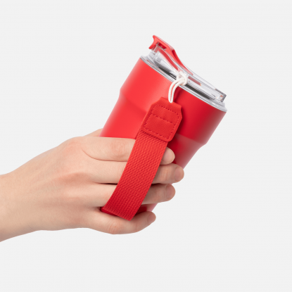 Термокружка вакуумная Monaco, красная