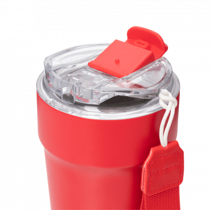 Термокружка вакуумная Monaco, красная