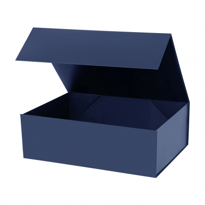 Подарочный набор 2 бокала для шампанского Black Edition в синей коробке