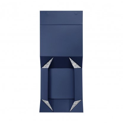 Подарочный набор 2 бокала для шампанского Black Edition в синей коробке