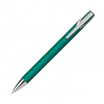 Шариковая ручка Legato, soft-touch, зеленая