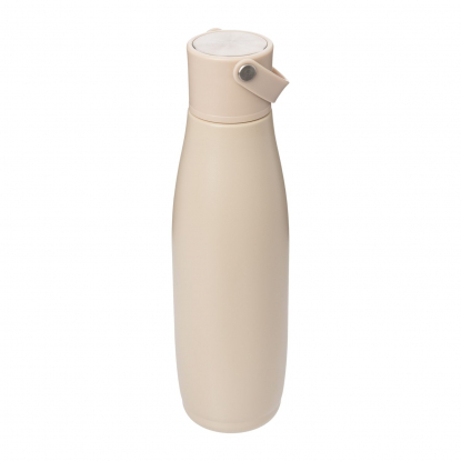 Термобутылка вакуумная герметичная Bosca, бежевая