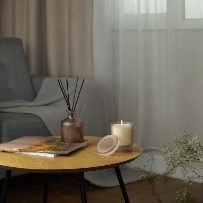 Ароматическая свеча Mizu с крышкой