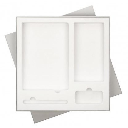 Подарочная коробка без ложемента для ежедневника, ручки и аккумулятора