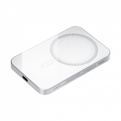 Внешний аккумулятор Артекс PD (Artex PD) 5000mAh с функцией беспроводной зарядки 15W, серебристый