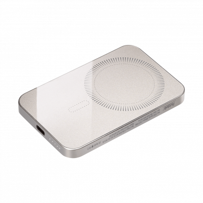 Внешний аккумулятор Артекс PD (Artex PD) 5000mAh с функцией беспроводной зарядки 15W, серый