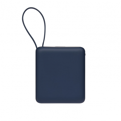 Внешний аккумулятор с подсветкой Риттер PD (Ritter PD) 10000mAh с функцией беспроводной зарядки 15W, синий