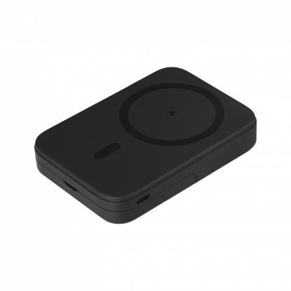 Внешний аккумулятор Union PD 10000mAh с функцией беспроводной зарядки 15W, черный