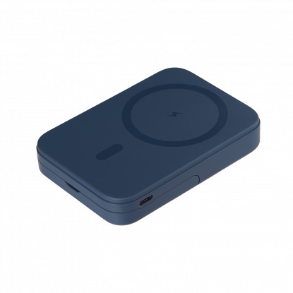 Внешний аккумулятор Юнион PD (Union PD) 10000mAh с функцией беспроводной зарядки 15W синий