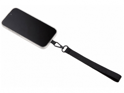 Ремешок на руку для телефона Рист, черный