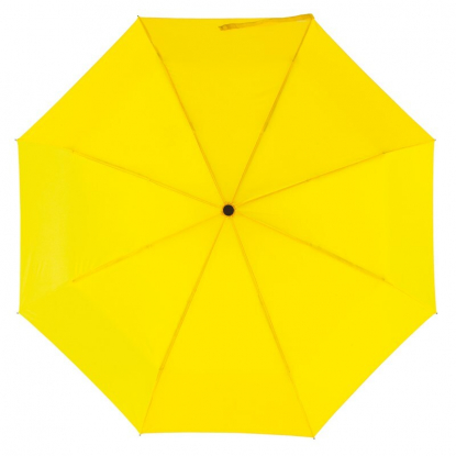 Автоматический ветроустойчивый складной зонт BORA, желтый