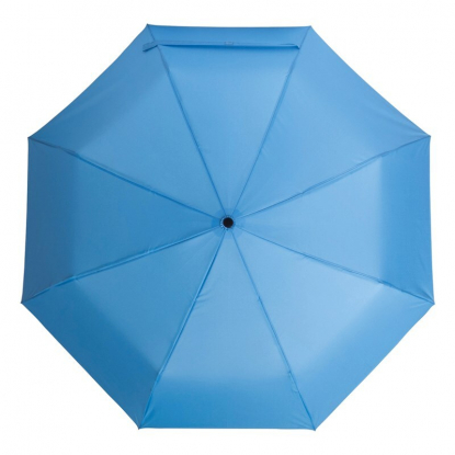 Автоматический ветроустойчивый складной зонт BORA, голубой