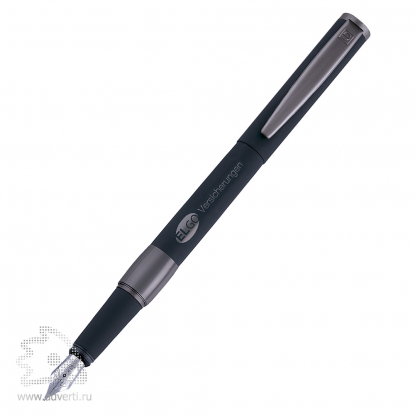 Перьевая ручка Image Black Line, черная с бронзовым