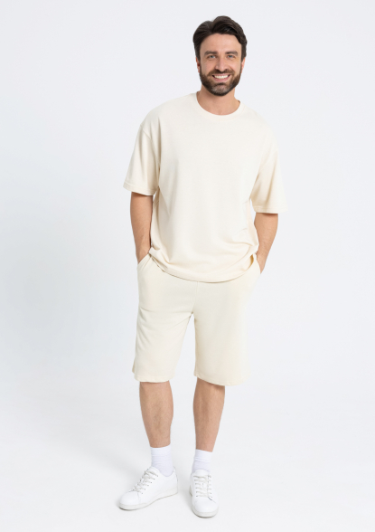 Шорты унисекс STAN 98, молочные