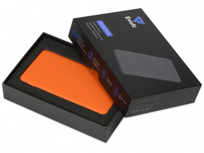 Портативное зарядное устройство Reserve с USB Type-C, 5000 mAh, оранжевое, в коробке