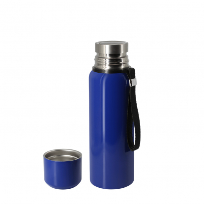 Термос S-travel New с датчиком температуры, синий