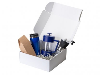 Подарочный набор Бодрое утро 2.0, синий