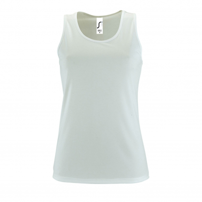Майка SPORTY TT WOMEN, женская, белая