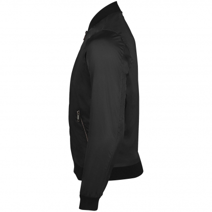 Куртка Roscoe, унисекс, черная, вид сбоку