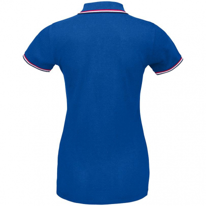 Рубашка поло Prestige Women, женская, ярко-синяя, спина