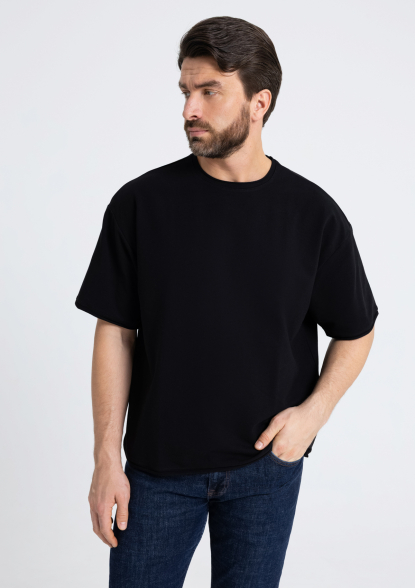 Футболка унисекс оверсайз STAN Freedom 260, черная