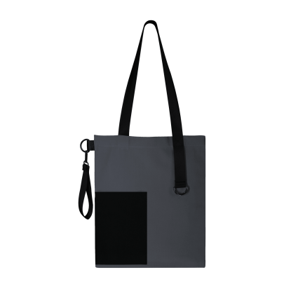 Шоппер Superbag Color, темно-серый с чёрным