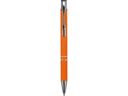 Ручка металлическая шариковая C1 soft-touch, оранжевая