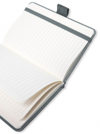 Блокнот в твердой обложке Ariana, А6, тёмно-серый