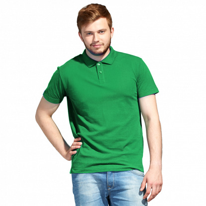 Рубашка поло Stan PoloBlank, унисекс, зелёная