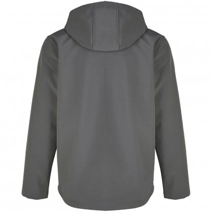 Куртка софтшелл с капюшоном мужская Race Men, темно-серая