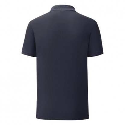 Рубашка поло ICONIC POLO 180, мужское, темно-синее, сзади
