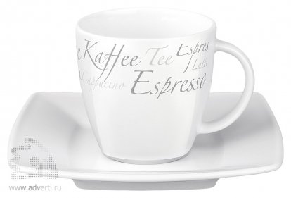 Кофейная пара Maxim Espresso Set, чашка+блюдце, фарфор