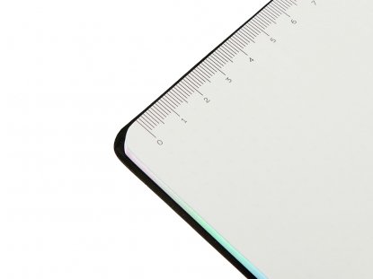 Блокнот А5 в гибкой обложке Fellini с голографическим срезом, черный