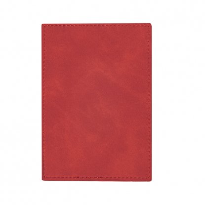 Чехол для автодокументов, черный с красным