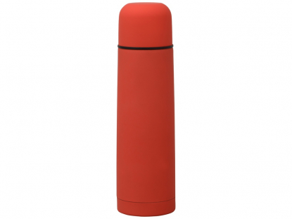 Термос Ямал Soft Touch с чехлом, красный