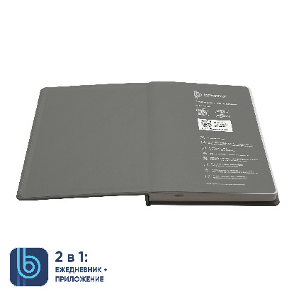 Ежедневник Bplanner.02, серый