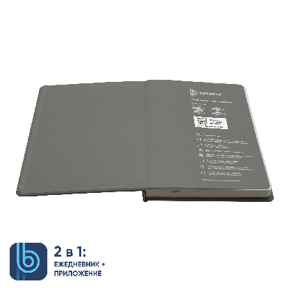 Ежедневник Bplanner.02, серый