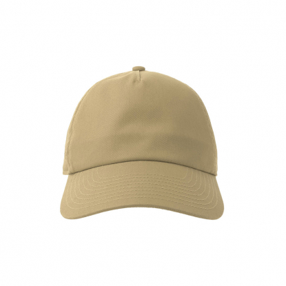 Бейсболка DAD HAT-S, 5 клиньев, бежевая