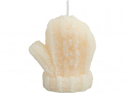 Свеча Рукавичка, молочная